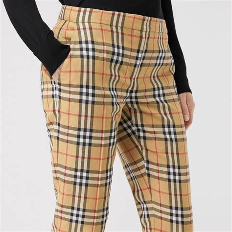 pantalon femme burberry|Burberry ladies trousers.